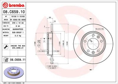 Dischi freno posteriore Peugeot (df-psa) 308S 04/15->