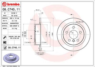 Dischi freno posteriore MINI MINI (F55) 09/13-> / MINI