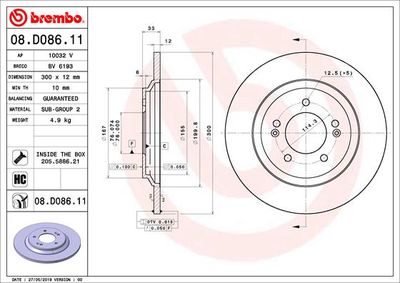 Dischi freno posteriore Hyundai I30 (pde, pd, pden) 11