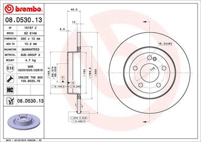 Dischi freno posteriore Mercedes-Benz (bbdc) c-class (