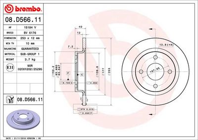 Dischi freno posteriore Ford Fiesta VII (hj, hf) 05/17