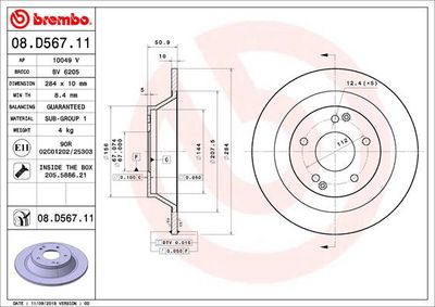 Dischi freno posteriore SsangYong tivoli 01/15-> / ssa