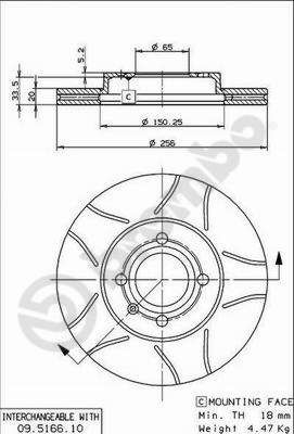 Dischi freno anteriore Seat arosa (6H) 05/97-06/04 /
