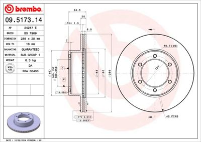Dischi freno anteriore great wall safe 01/02-12/09 /