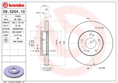 Dischi freno anteriore maxima / maxima qx IV (