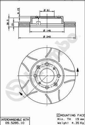Dischi freno anteriore Honda civic V Coupé (ej) 08/93