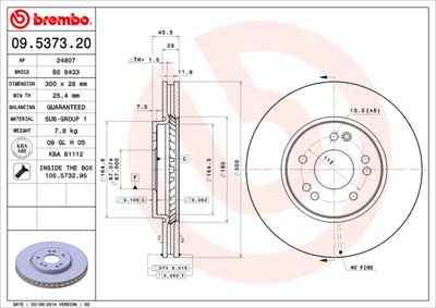 Dischi freno anteriore Mercedes-Benz 124 saloon (W124