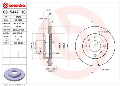 Dischi freno anteriore primera (P10) 06/90-06/