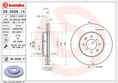 Dischi freno anteriore europestar rcr Coupé 04/08-12/