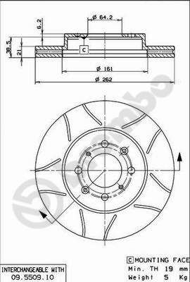 Dischi freno anteriore europestar rcr Coupé 04/08-12/