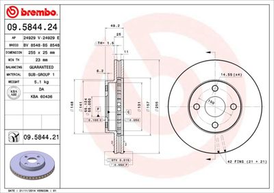 Dischi freno anteriore BYD F3 saloon 03/05-> / BYD F3