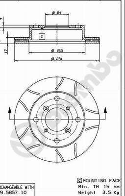 Dischi freno anteriore hafei lobo / lubao 01/08-12/12