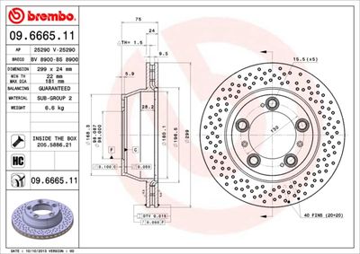 Dischi freno posteriore Porsche 911 (996) 09/97-09/05