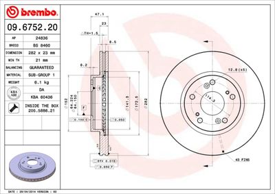 Dischi freno ant./ posteriore BYD F6 09/07-12/14 / BYD G6 09