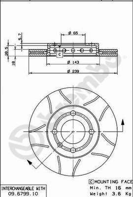 Dischi freno anteriore Seat arosa (6H) 05/97-06/04 /