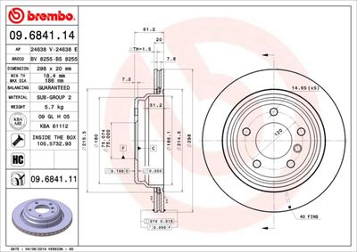 Dischi freno posteriore BMW 5 (E39) 09/95-07/03 / BMW