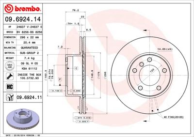 Dischi freno anteriore BMW 5 (E39) 09/95-07/03 / BMW