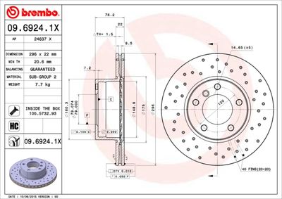 Dischi freno anteriore BMW 5 (E39) 09/95-07/03 / BMW