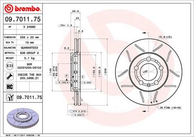 Dischi freno anteriore Audi A1 (8x1, 8XK) 05/10-10/18