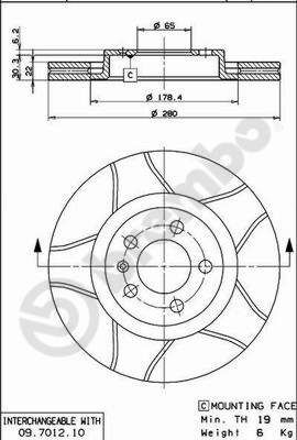 Dischi freno anteriore Audi A3 (8L1) 09/96-09/06 / se