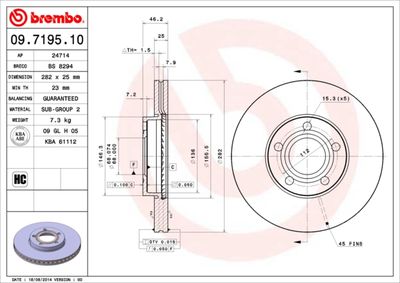 Dischi freno anteriore VW Passat (3B2) 08/96-12/01 /