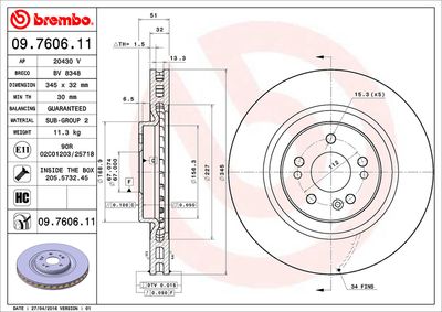 Dischi freno anteriore Mercedes-Benz m-class (W163) 0