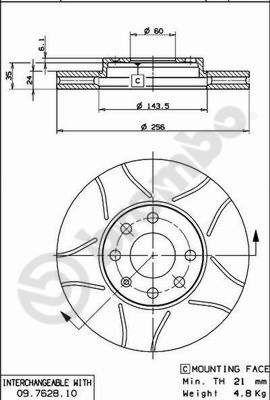 Dischi freno anteriore Chevrolet Astra estate 09/94-1