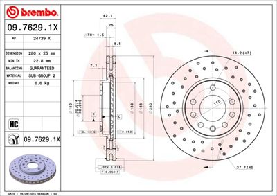 Dischi freno anteriore Chevrolet Astra estate 09/94-1