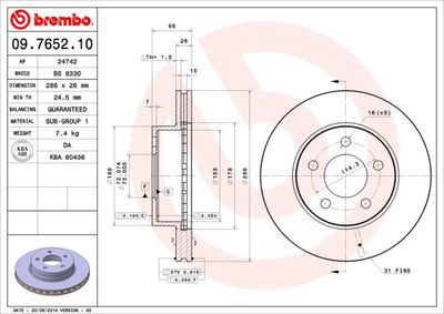 Dischi freno anteriore Ford usa explorer (U2) 09/94-0