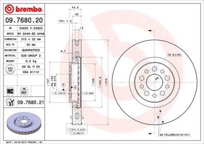 Dischi freno anteriore Citroën C8 (ea_, eb_) 06/02->
