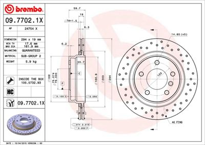 Dischi freno posteriore BMW (brilliance) 3 series (E46