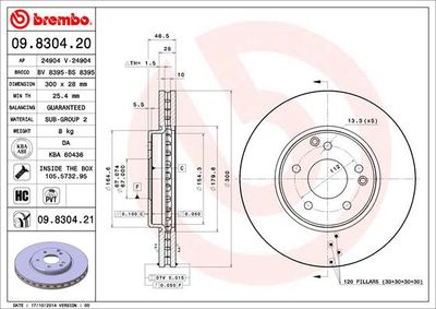 Dischi freno anteriore Mercedes-Benz c-class (W203) 0
