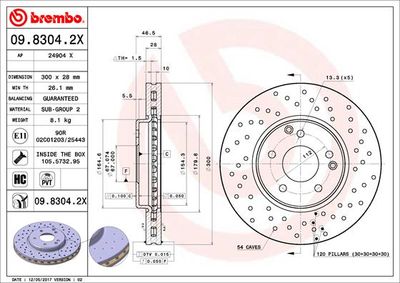 Dischi freno anteriore Mercedes-Benz c-class (W203) 0