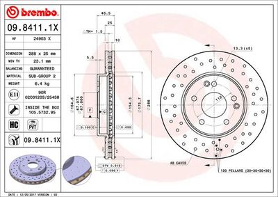 Dischi freno anteriore Mercedes-Benz c-class (W203) 0