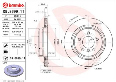 Dischi freno posteriore BMW 3 (E36) 09/90-11/98 / BMW