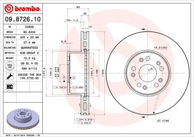 Dischi freno anteriore Mercedes-Benz s-class (W140) 0
