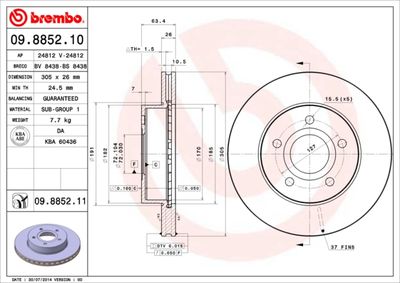 Dischi freno anteriore beijing benz (bbdc) Jeep 4700