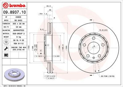 Dischi freno anteriore primastar bus (X83) 03/
