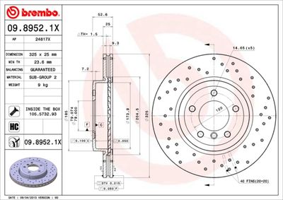Dischi freno anteriore BMW 3 (E46) 12/97-05/05 / BMW