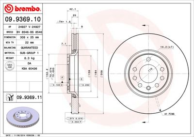 Dischi freno anteriore Opel adam (M13) 10/12-02/19 /