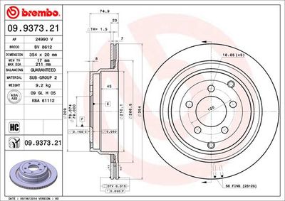Dischi freno posteriore Land Rover range Rover III (L3