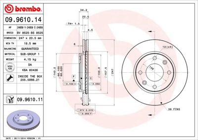 Dischi freno anteriore Peugeot (df-psa) 206 12/05-02/