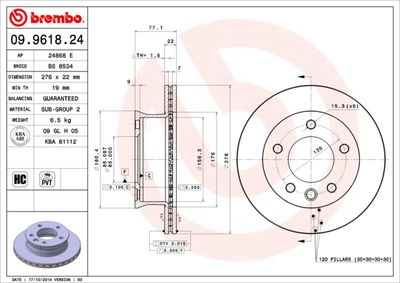Dischi freno anteriore Mercedes-Benz sprinter 2-t bus