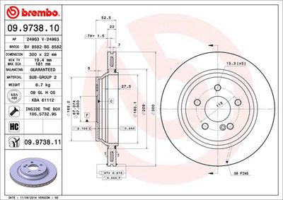 Dischi freno posteriore Mercedes-Benz s-class (W220) 0