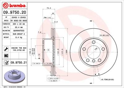 Dischi freno anteriore BMW 1 (F20) 07/11-06/19 / BMW