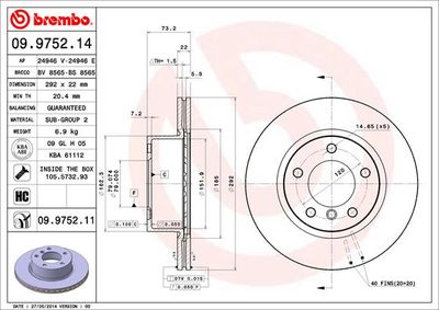 Dischi freno anteriore BMW (brilliance) 3 series (E90