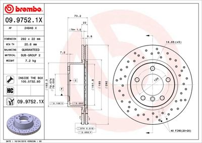 Dischi freno anteriore BMW (brilliance) 3 series (E90