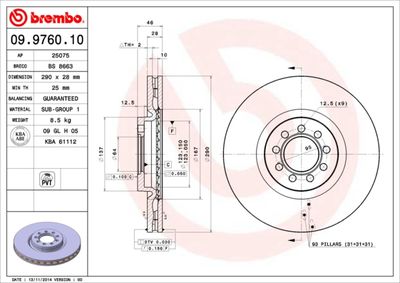 Dischi freno anteriore Iveco daily citys bus 06/14-10