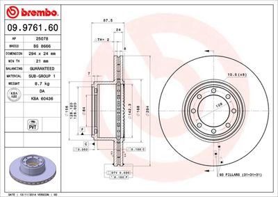 Dischi freno posteriore Iveco daily IV bus 05/06-08/11