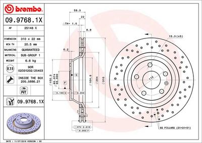 Dischi freno posteriore Audi tt (8J3) 07/06-01/15 / au